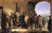 Jerry Barrett The Mission of Merey:Florence Nightingale Receiving the Wounded at Scutari France oil painting artist